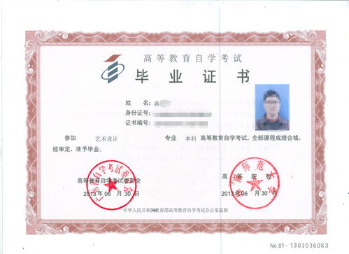 华南师范大学自考学位证封面